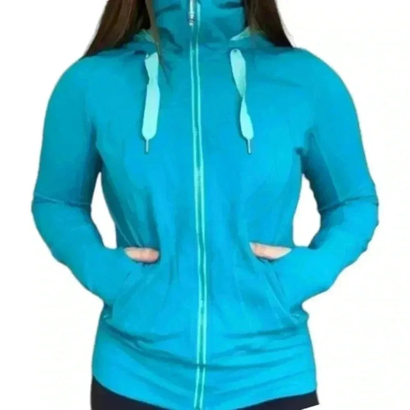 Lululemon Stride Jacket II Oasis River Rock Blue Released 2010 Women's size  4 - Picture 1 of 16